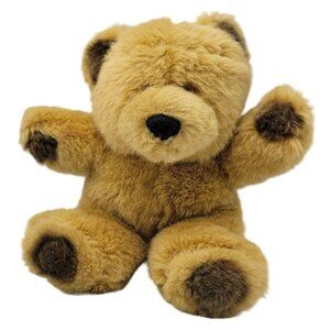 2/$15 Dan Dee Classic Teddy Bear Plush Brown 13" Dark Brown Paws Ears Black Nose